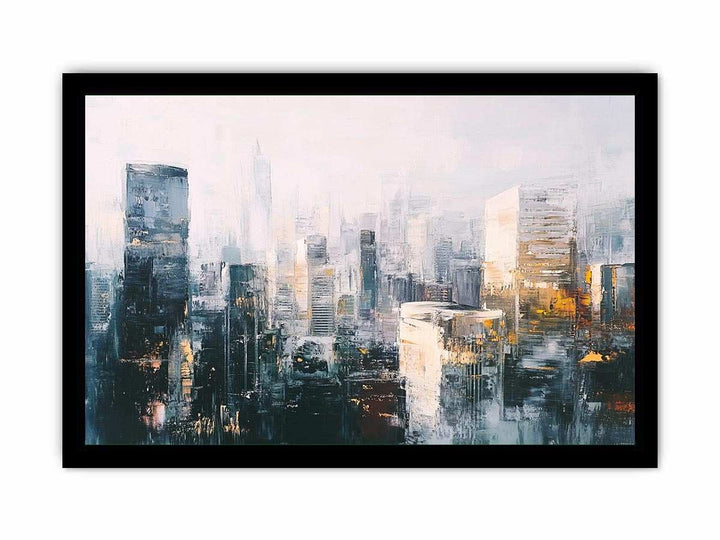Cityscape Canvas Painting 