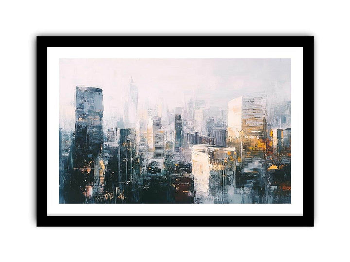 Cityscape Canvas Painting 