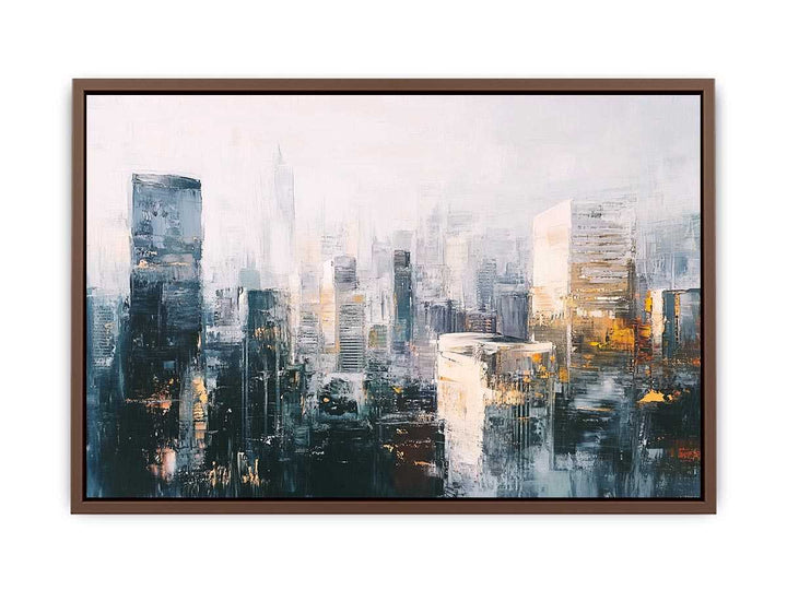 Cityscape Canvas Painting 