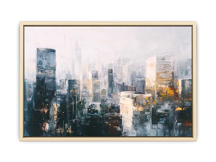 Cityscape Canvas Painting 
