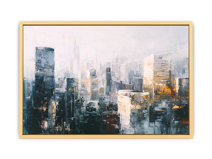 Cityscape Canvas Painting 