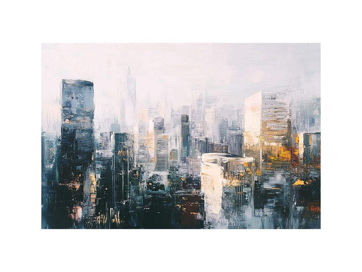 Cityscape Oil Painting