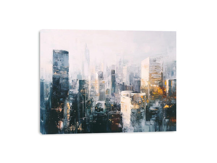 Cityscape Canvas Painting 