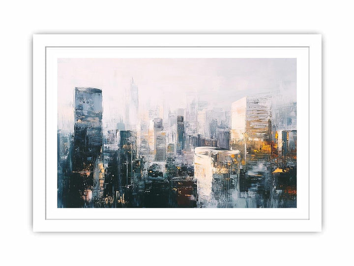 Cityscape Canvas Painting 