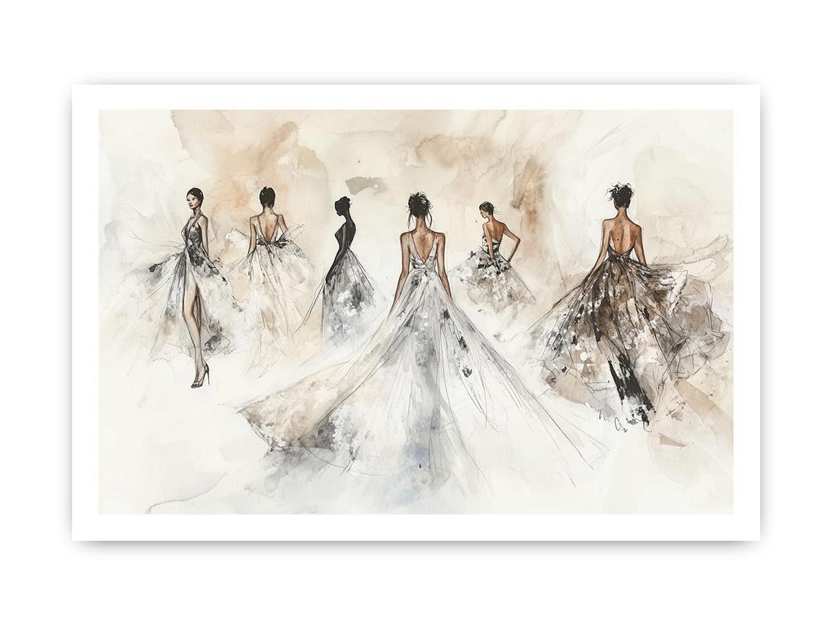 Fashion Street Canvas Painting 