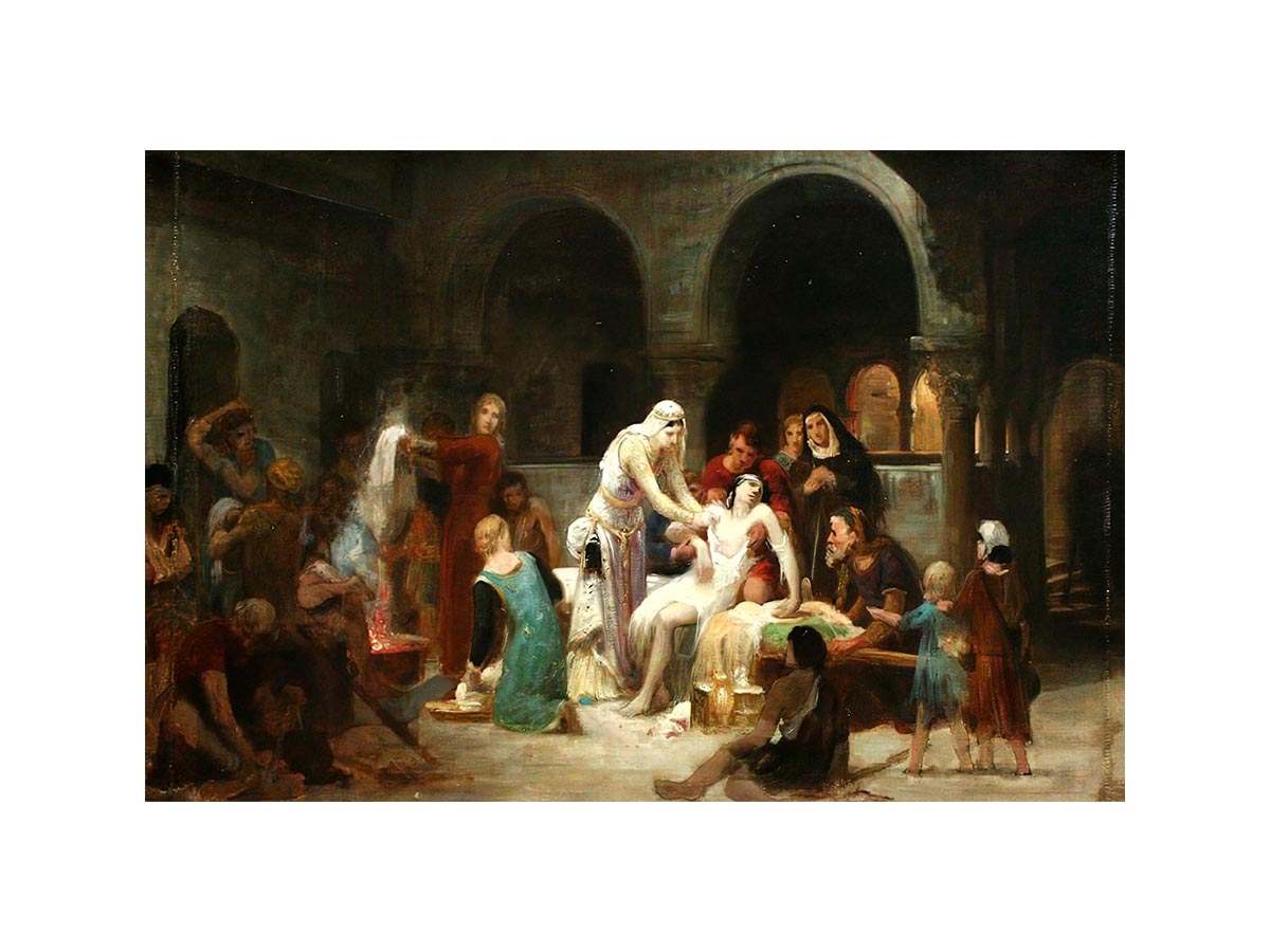 Sainte Élisabeth de Hongrie soignant les malades