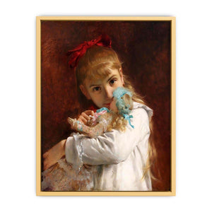 A New Doll  Painting  Streched canvas