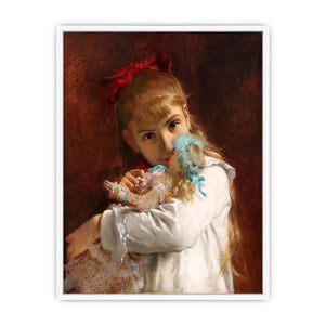 A New Doll  Painting  Framed Print