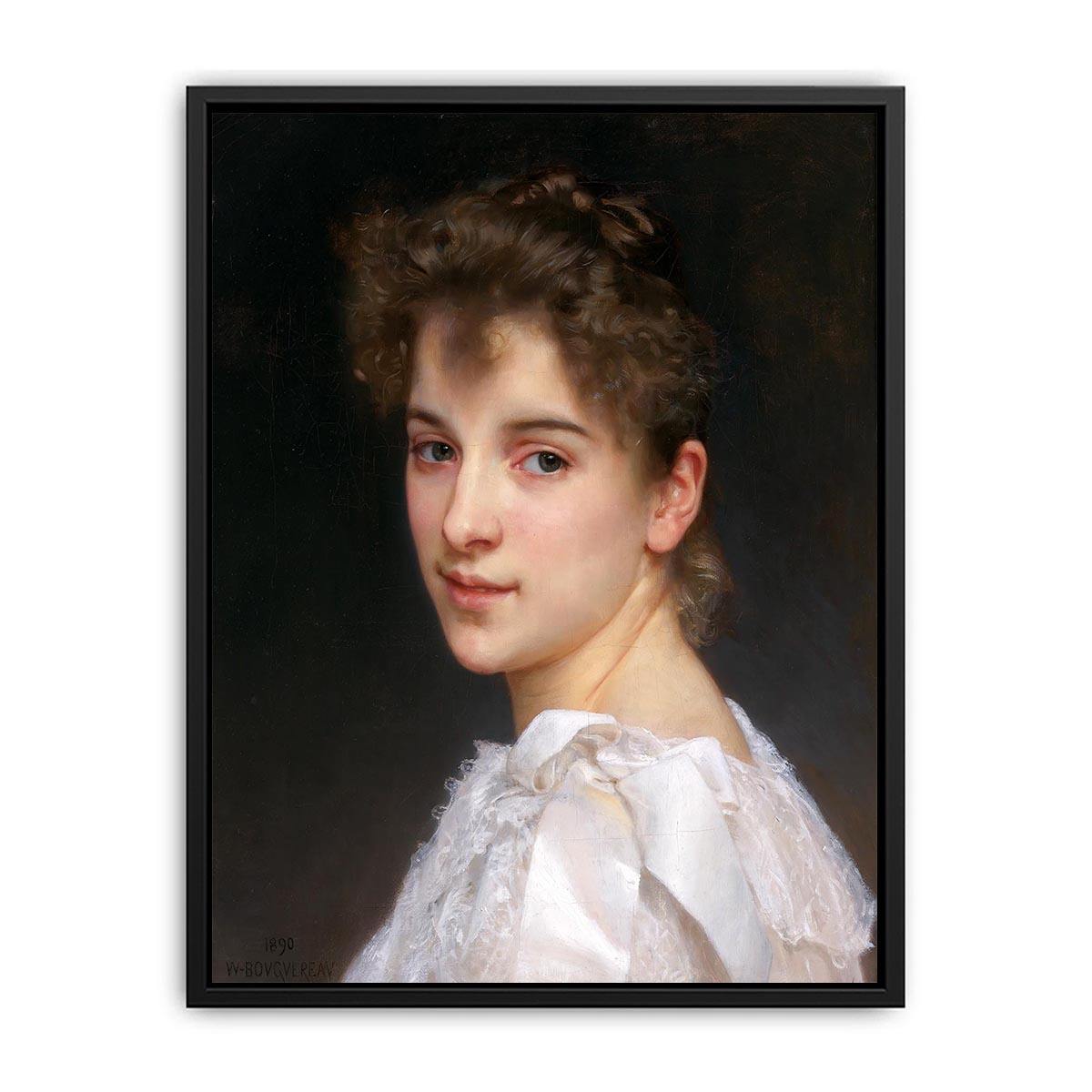  Gabrielle Cot, a portrait of Cot's daughter Canvas Print