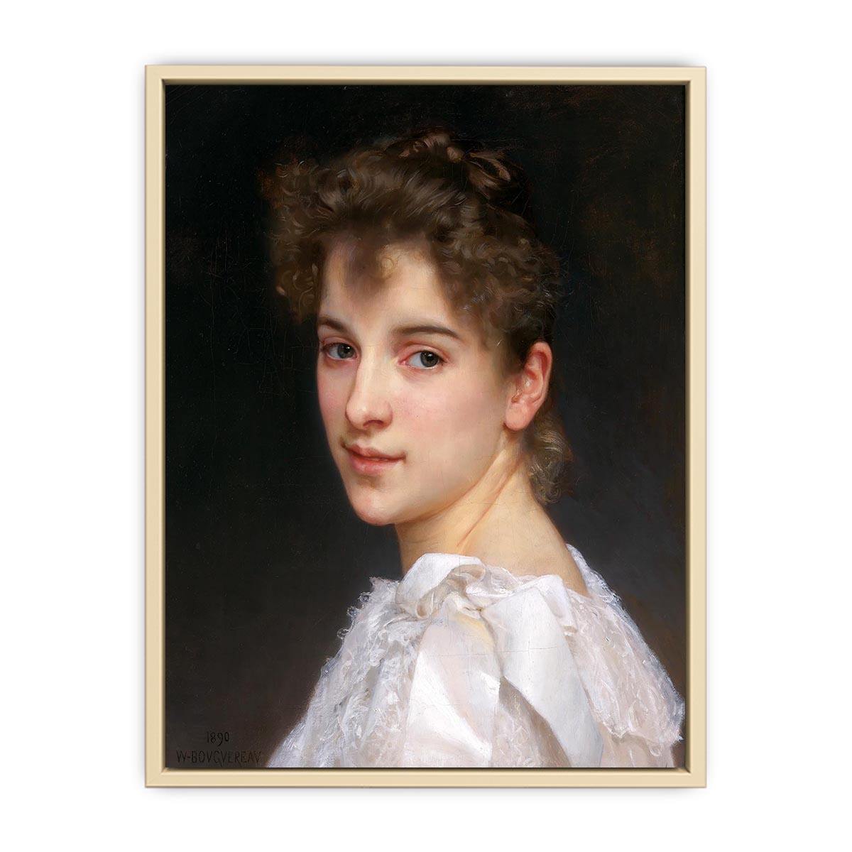  Gabrielle Cot, a portrait of Cot's daughter  Art Print