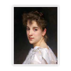  Gabrielle Cot, a portrait of Cot's daughter Framed Print