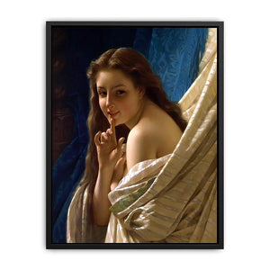 Portrait of a Young Woman  Painting  by  Pierre Auguste Cot Canvas Print