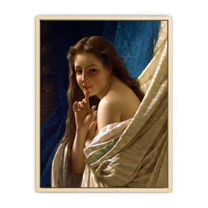 Portrait of a Young Woman  Painting  by  Pierre Auguste Cot  Art Print
