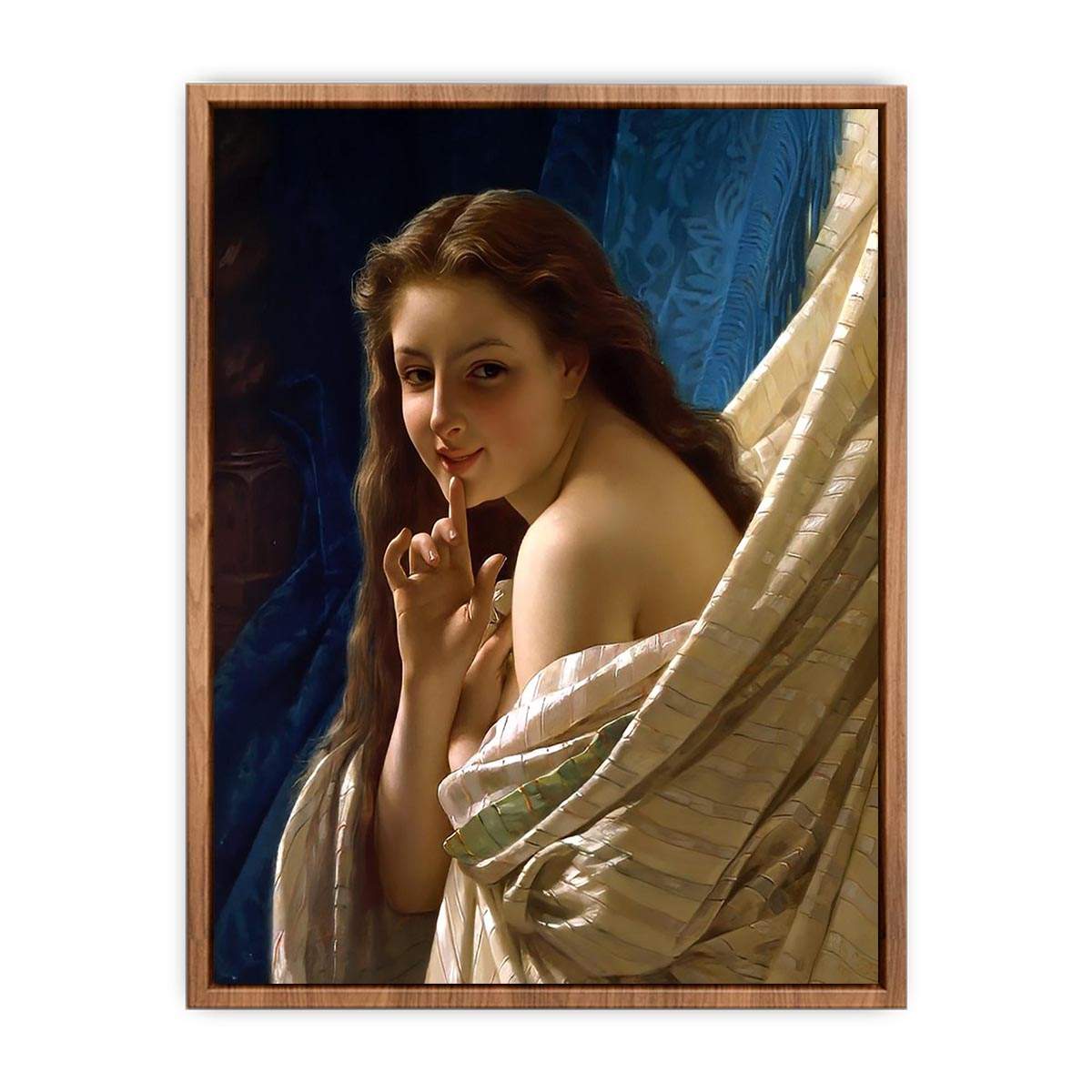 Portrait of a Young Woman  Painting  by  Pierre Auguste Cot  Poster