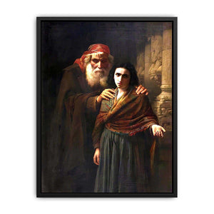 The Last Support Painting  Canvas Print