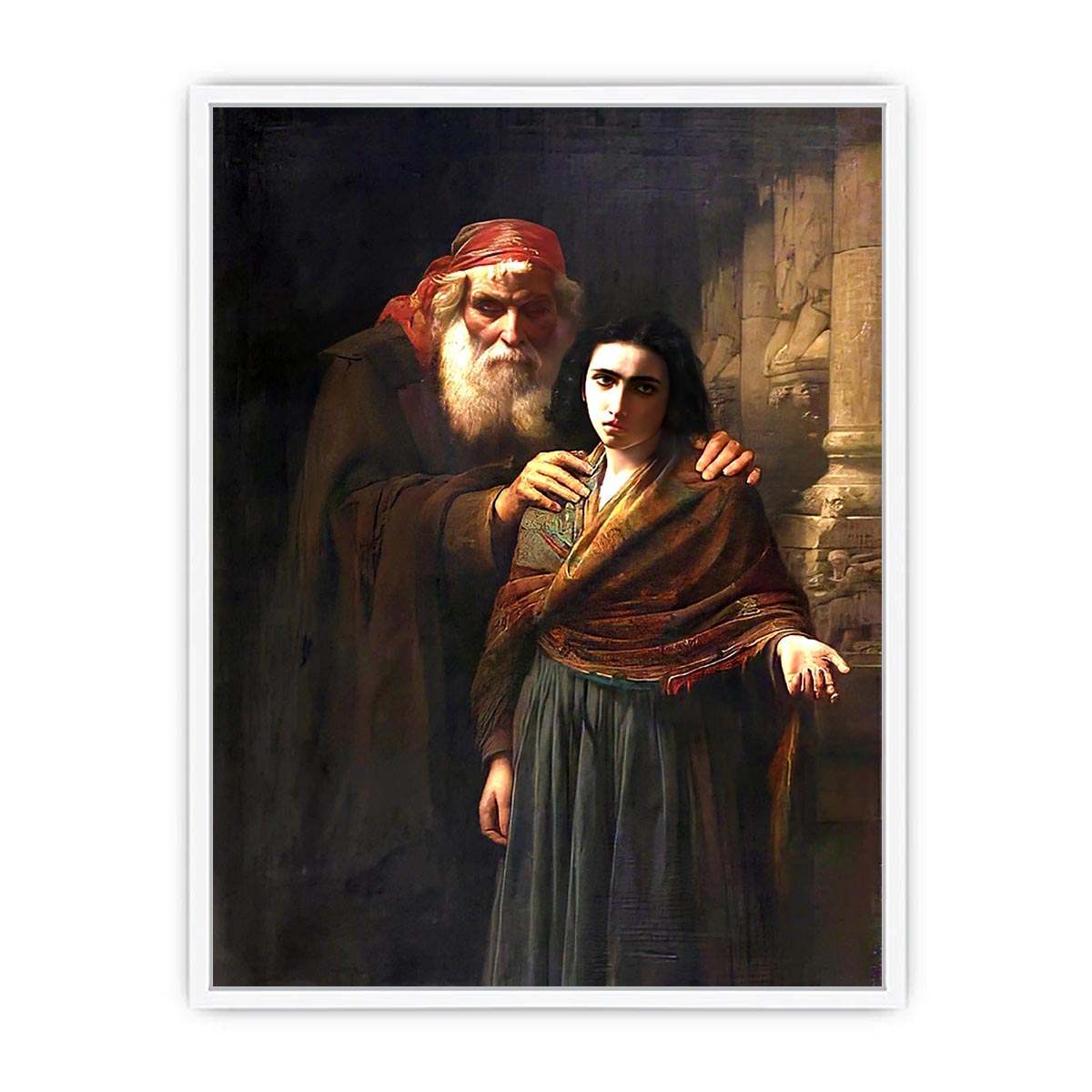 The Last Support Painting  Framed Print
