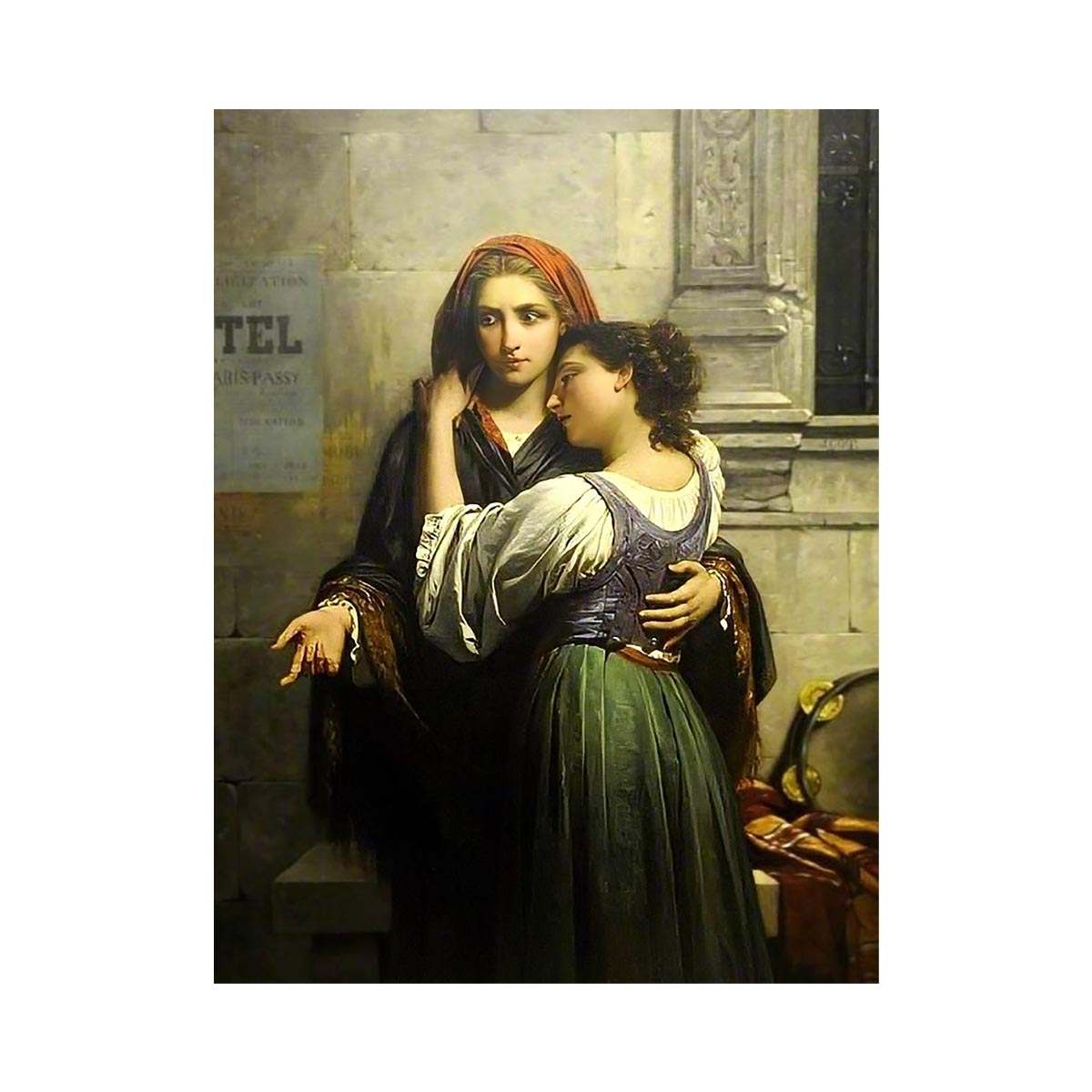 The Beggar Girls  Painting 