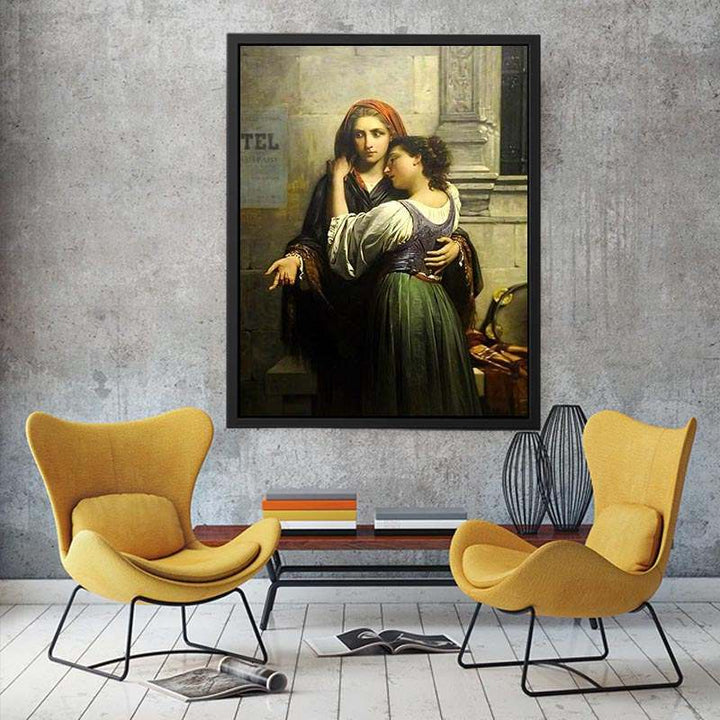 The Beggar Girls  Painting   Painting