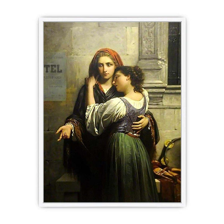 The Beggar Girls  Painting  Framed Print
