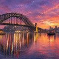 Sydney Harbour Bridge Dawn Panorama Canvas Print  Panorama