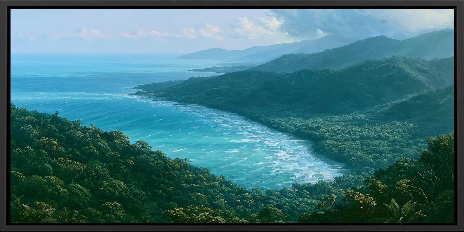 Daintree Rainforest Paradise Panorama Canvas Print
