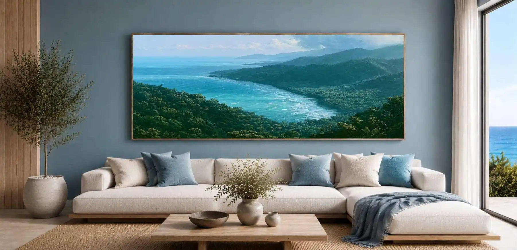 Daintree Rainforest Paradise Panorama Canvas Print