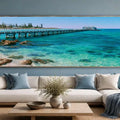 Busselton Jetty Panorama Canvas Print