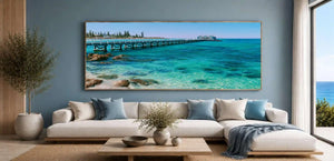 Busselton Jetty Panorama Canvas Print