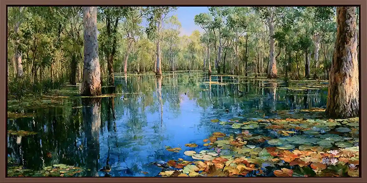 Kakadu Wetlands Panorama Canvas Print