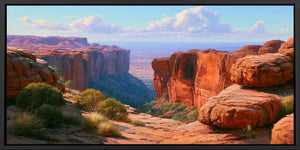 Kings Canyon Panorama Canvas Print