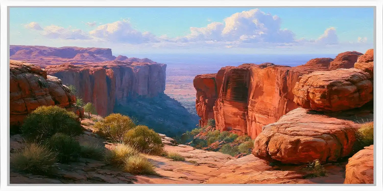 Kings Canyon Panorama Canvas Print