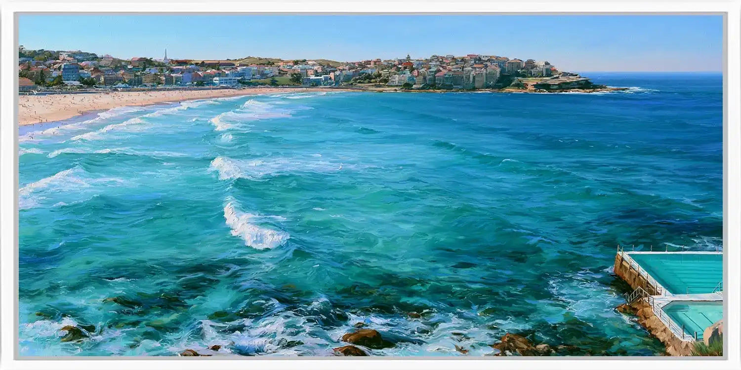 Bondi Beach Panorama Canvas Print