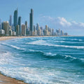 Surfers Paradise Gold Coast Panorama Canvas Print