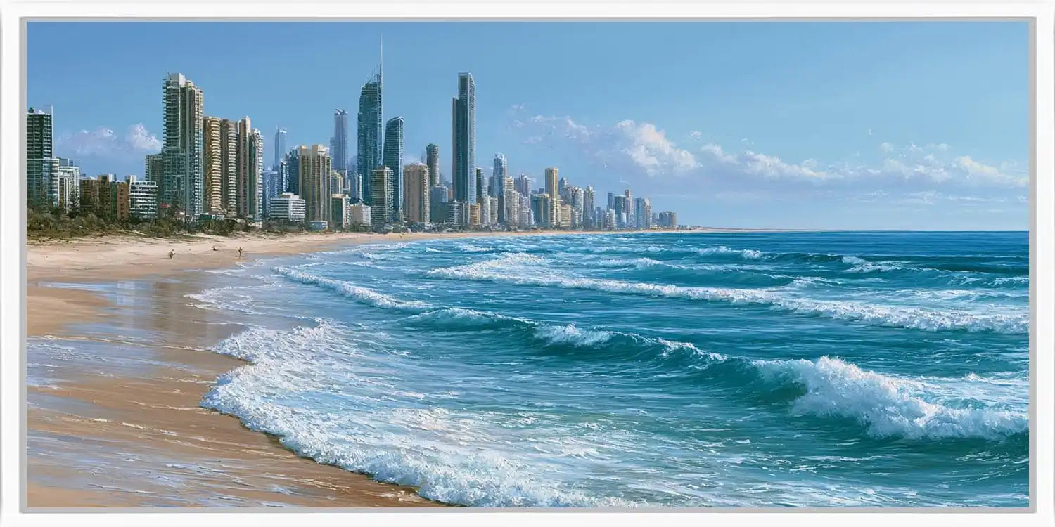 Surfers Paradise Gold Coast Panorama Canvas Print