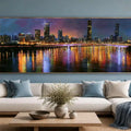 Brisbane River City Panorama Canvas Print
