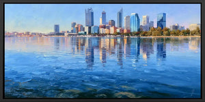 Perth Swan River Panorama Wall Art