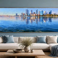 Perth Swan River Panorama Wall Art