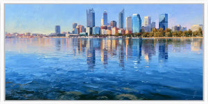 Perth Swan River Panorama Wall Art
