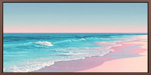 Pastel Shoreline Panoramic Canvas Print