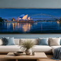 Sydney Harbour at Night Panorama Wall Art