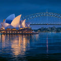 Sydney Harbour at Night Panorama Wall Art