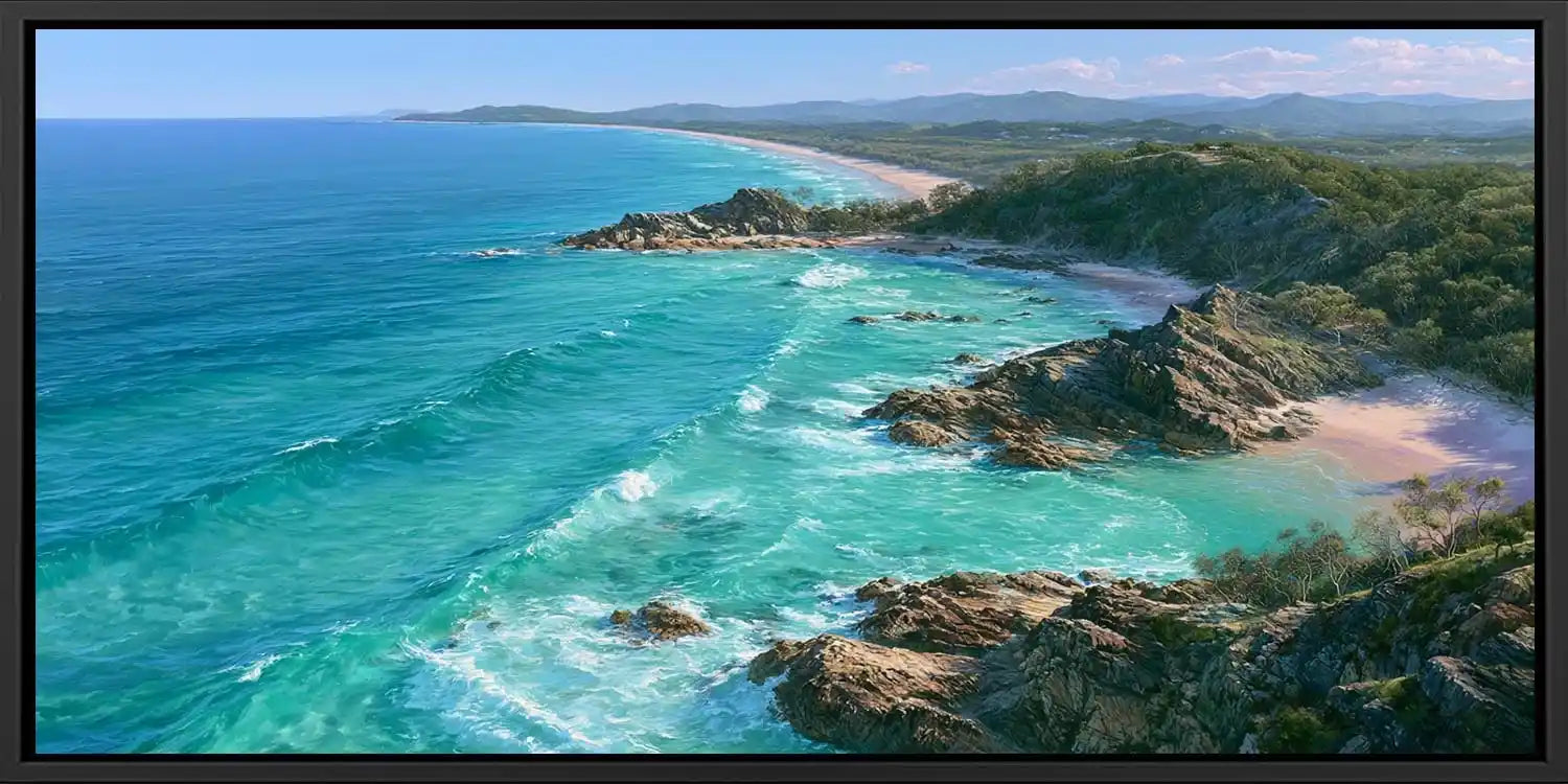 Noosa National Park Coastline Panorama