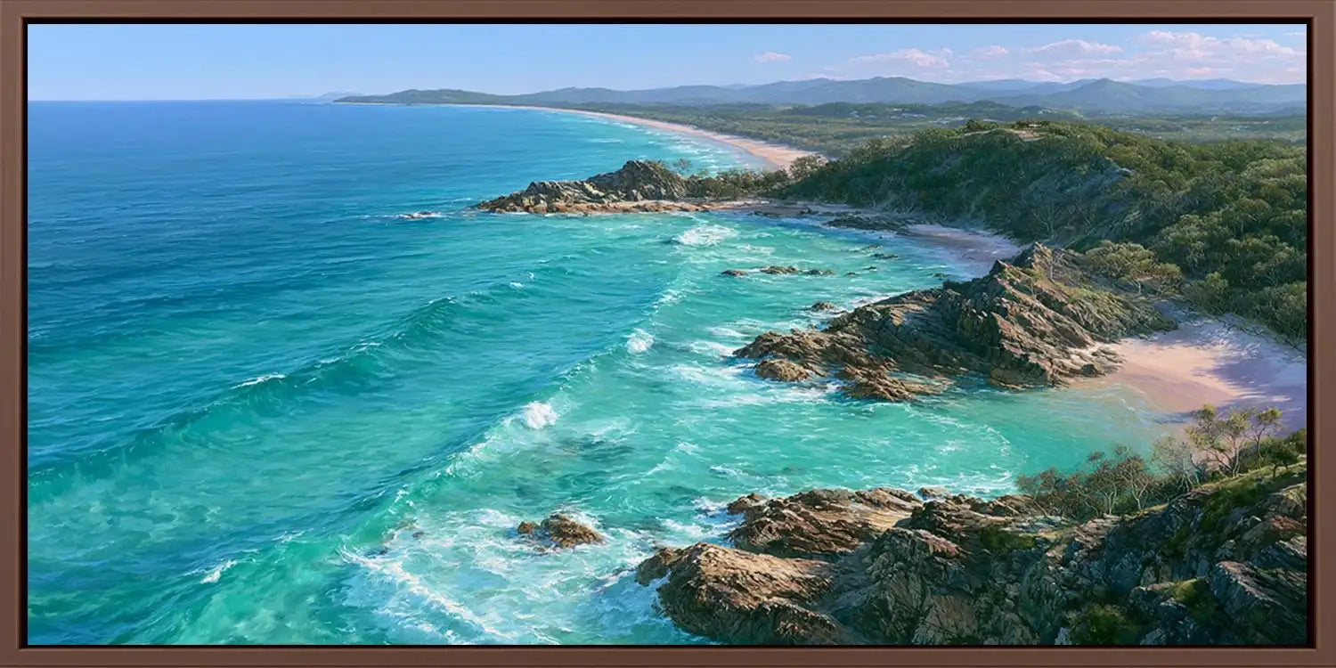 Noosa National Park Coastline Panorama