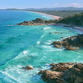 Noosa National Park Coastline Panorama