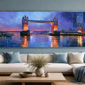 London Thames & Tower Bridge  Panorama Painting 