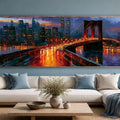  Brooklyn Bridge & Manhattan  Painting 