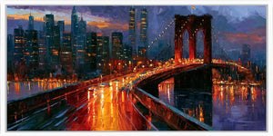 Brooklyn Bridge & Manhattan  Painting 