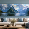 Milford Sound  New Zealand Panoramic painting