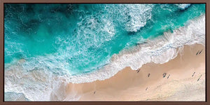 Aerial Tide Panoramic Canvas Print