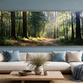 Australain Bush Forest  Panoramic painting